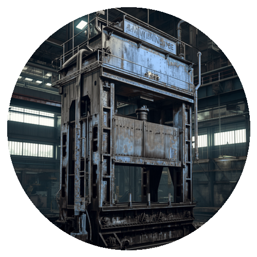 Industrial hydraulic press